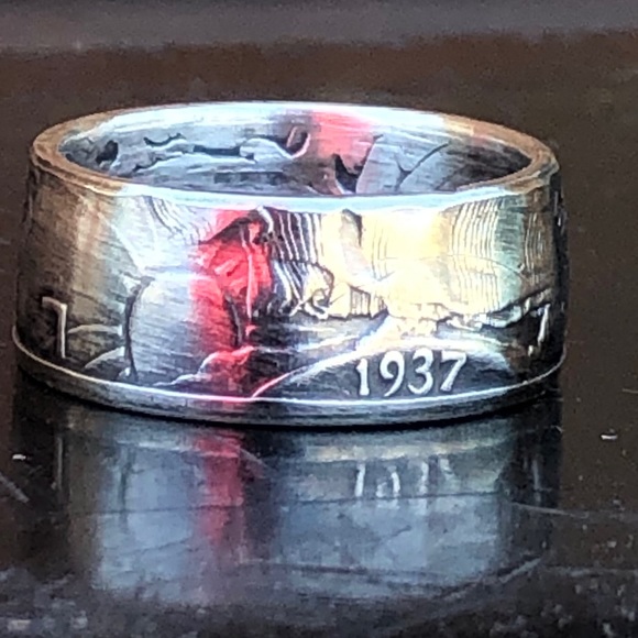 COPY - WalkingLibertyHalf $ Silver90%Coin RingSiz… - Picture 6 of 8